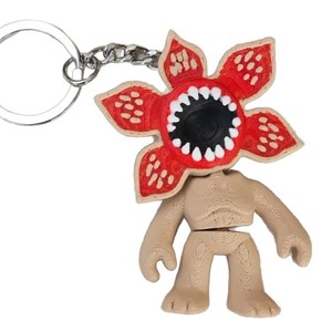 New Arrival 3D Movie <strong>Strangers</strong> Demogorgon Eleven <strong>Dustin</strong> Things Silicone Keychain Cartoon Plastic Doll Pendant Key Chain Ring - Product Image 5