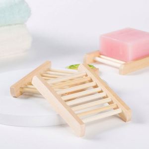 Wholesale Natural <b>Bamboo</b> Wooden <b>Soap</b> <b>Dish</b> for Bathroom Kitchen Showers - Product Image 4