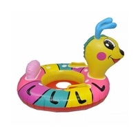 Bouée de natation gonflable en PVC écologique pour enfants, motif abeille et fourmi, épaisse, pour piscine à bulles, personnalisable