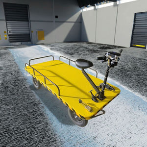 हॉट सेलिंग वेयरहाउस मोटर चालित फ्लैटबेड हैंडकार्ट 800-1000 किलोग्राम इलेक्ट्रिक प्लेटफॉर्म ट्रॉली - Product Image 6