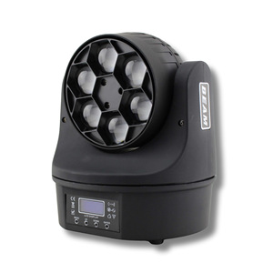 Luz Móvil de Cabeza con 6 LED Tipo Ojo de Abeja, 100W RGBW DMX512, Equipo de Iluminación para Escenarios - Product Image 3