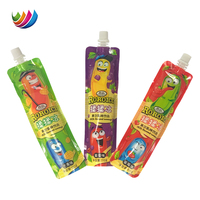 Film en Rouleau d'Emballage Personnalisé pour Pochettes à Bec Verseur de Bâtonnets de Gelée, Tube Souple en Plastique, pour Jus de Fruits et Légumes pour Bébé – Vente en Gros