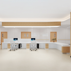 Tùy Chỉnh Hiện Đại Bền Vòng Bệnh Viện Bàn Tiếp Tân Đa Chức Năng Y Tá Trạm Bệnh Viện Thông Tin Bàn - Product Image 6