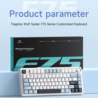 Clavier mécanique filaire FIERCE GAMING GEAR MADLIONS MAD60 HE Series en matériau PBT avec rétroéclairage LED pour ordinateur ou ordinateur portable