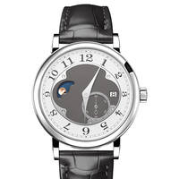 Montres automatiques en acier avec calendrier et petite aiguille des secondes, design d'usine et fabrication en série, mouvement japonais similaire, pour marque privée