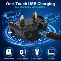 Intelligentes KI-Hundehalsband mit Farbdisplay Ultraschall-Hundebellkontrolle Anti-Bell-Halsband