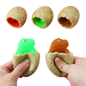 Nouveauté 2025 : Jouet anti-stress dinosaure à presser en TPR, œuf et tasse, jouet sensoriel fidget, balle anti-stress à presser - Product Image 3