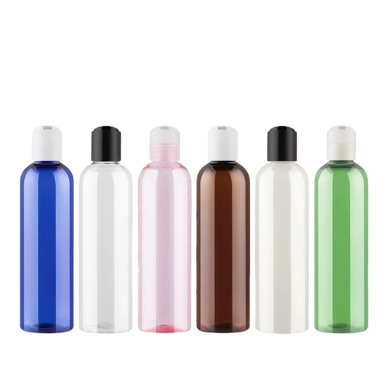 Lege 120Ml Lotion Paars Flip Top Fles Cosmetische Shampoo Douche Plastic Dispenser Lotion Pomp Fles