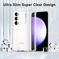 Coque de téléphone de protection en TPU souple pour Samsung Galaxy S24 FE 5G Absorption flexible des chocs Coque de téléphone antichoc