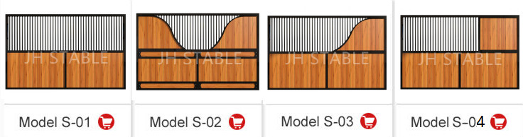 Prefabricated swing door stall simple equestrian horse stable
