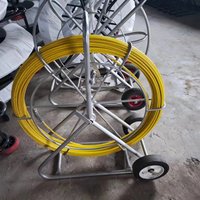 5mm*50m*4mm Fiber Optical Cable FRP Fiberglass Cable for Fiber Laying Project