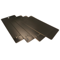 Revêtement en poudre noir brillant résistant aux intempéries pour métal extérieur