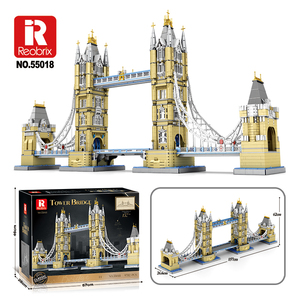 Bloques de Construcción Reobrix 55018 del Puente Tower, 9782 Piezas, Modelo de Arquitectura Emblemática, <span class=keywords><strong>Ladrillos</strong></span> MOC, Ingeniería Técnica para Adultos - Product Image 5