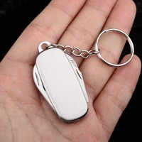 Couteau de poche pliable tactique EDC mini en acier inoxydable 440, style italien et suisse, avec porte-clés, vente en gros