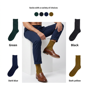 Calentadores de Piernas Unisex de Lana Gruesa OEM al por Mayor, de Media Pantorrilla, Color Sólido, Antiolor <span class=keywords><strong>y</strong></span> Anti-Sudor para Hombres <span class=keywords><strong>y</strong></span> Mujeres, Otoño-Invierno - Product Image 1