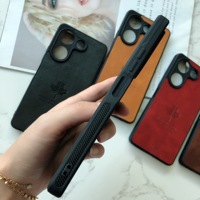 Coque de téléphone en cuir et TPU souple, design populaire, vente en gros d'usine, pour Tecno POP8 SPARK GO 2024 SPARK 20, coque arrière
