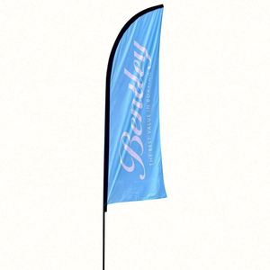 Promotion Advertising Feather <b>Flag</b> Custom Digital Printing Double Sided Beach <b>Flag</b> - Product Image 5