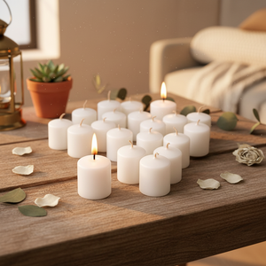 NF Lauren White <b>Small</b> Pillar <b>Candle</b> Private Label Scented Cylinder Handmade Soy Wax Eco-friendly Home Decor Bulk Birthdays - Product Image 3