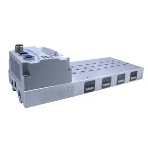 Dual Electronic Control Bus Valve Terminal EtherCAT 4-24 Position Base Pneumatic Fieldbus Valve Island For FESTO SMC CKD AIRTAC