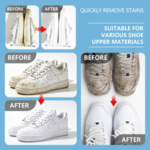 Pasta Limpiadora de Zapatos Blanca, Ecológica, a Base de Plantas, Quitamanchas para Zapatillas, Zapatos de Lona y Cuero, Kit de Cuidado y Limpieza Profunda - Product Image 2