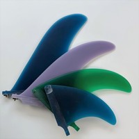 Sirip Longboard Serat Karbon untuk Bodyboard/Skimboard/Paddle Board - Sirip Hydrofoil Surfboard dengan Sekrup Tengah