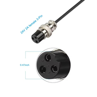 Chargeur de batterie Li-ion 54,6 V 2 A avec embout DC 5,5*2,1 mm, protection OTP, emballage en boîte pour vélos électriques et trottinettes