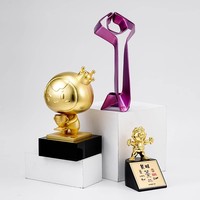 Haute Qualité Personnalisé Or Métal Football Trophées Médailles Plaques Prière Récompenses-Nouveau Design UV En Alliage D'aluminium Coopération Cadeaux