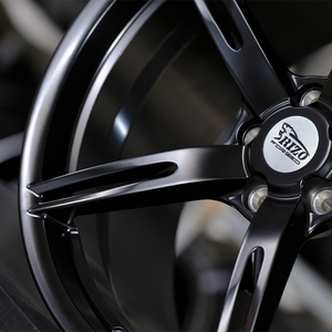 Rines Forjados Rizo 5502F de 20 y 22 Pulgadas, Escalonados 5x114.3, Ruedas de Aleación de Aluminio Forjado en Negro Satinado para <span class=keywords><strong>Ferrari</strong></span> 458 - Product Image 4