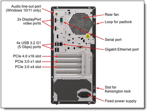 แชสซีแบบทาวเวอร์สำหรับ <span class=keywords><strong>Lenovo</strong></span> Thinksystem <span class=keywords><strong>ST50</strong></span> V2 - Product Image 6