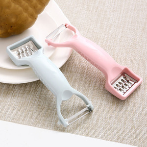 Éplucheur double tête multifonctionnel, râpe à gingembre et à ail, hachoir, éplucheur de fruits. - Product Image 2