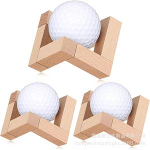 Wooden Golf Ball Display Rack Solid <b>Pine</b> Desktop Holder For Golf Balls Storage Organizer Retro Style - Product Image 5
