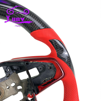 Volant de voiture en fibre de carbone LED à vibrations personnalisé pour Civic Type-R Si Fk8 Fk7 CRV URV XRV de 10e génération, style course