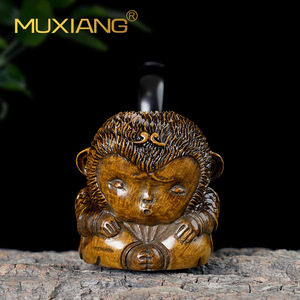 Muxiang Hand Carved Monkey Shape Briar Wood Pipe Tobacco Smoking Pipe For Men Gift - Product Image 2