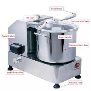 Yüksek verimli elektrikli paslanmaz çelik et ürün yapma makineleri mutfak sebze kesici makinesi sebze değirmeni