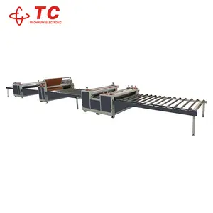 TC factory direct sales Woodworking paper/PVC roll Laminating Machine suiber for mdf /plywood/Particle Board