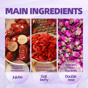 OEM ODM Prêt à expédier Thé bien-être pour femmes 10 sachets Mélange naturel de sucre brun, gingembre et jujube Favorise l'énergie et le confort 10 sachets - Product Image 3