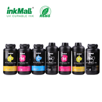 Encre UV LED hautement flexible InkMall pour Ricoh Gen5/ Gen6/ Konica 1024i utilisée sur film rétroéclairé et avant-éclairé