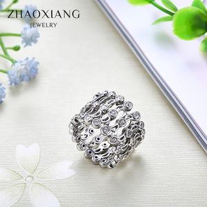 แหวนแฟชั่น กำไลข้อมือ กำไลปรับขนาดได้ กำไลสองแบบใช้ได้ ประดับเพชรซิคอนเกรด AAA+ ขายส่งเครื่องประดับ - Product Image 6