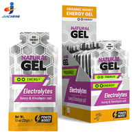 Sachets vides de suppléments de gel énergétique liquide à impression personnalisée, pochette d'emballage avec boîte