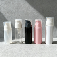 Bouteilles en plastique rose avec pompe à mousse pour cosmétiques, lavage du visage, autobronzant, emballage, 50 ml, 100 ml, 120 ml, 150 ml, 200 ml