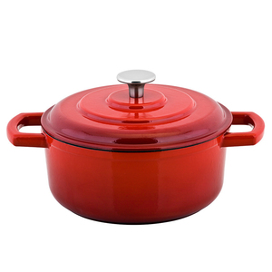 Casserole en fonte émaillée <span class=keywords><strong>DEBIEN</strong></span>, prix de gros, minimaliste, écologique, avec deux poignées, toutes tailles - Product Image 5