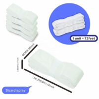 Sac de rechange pliable continu de 22 m pour aspirateur à poussière de menuiserie
