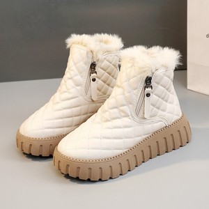 Nouvelles bottes de neige pour femmes, modèle chaud à semelle épaisse, augmentant la taille, de haute qualité, confortables et polyvalentes pour toutes les occasions - Product Image 3