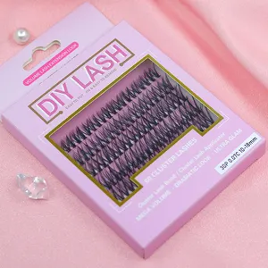 Biya Private Label Segment Diy Cluster Lash Extension Supplies Training Kit Professional Diy Eyelash Extension Starter Kit