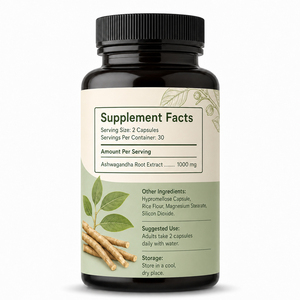 Cápsulas de Ashwagandha Ksm-66 Sunwind Premium de Alta Calidad, Sin Gluten, Alta Eficiencia, para Apoyo Inmunológico, Energía y Sueño en Adultos - Product Image 6