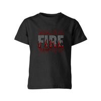 Transferts thermocollants personnalisés en strass motif feu pour T-shirt
