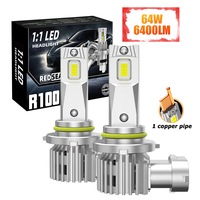 Redsea Super Bright R100 6400lumen 64W Mini Taille Plug and Play 1:1 Voiture H7 Led Phare Ampoule H11 H4 Led Phare