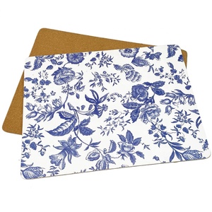 Sets <span class=keywords><strong>de</strong></span> <span class=keywords><strong>table</strong></span> en Mdf bleu résistant à la chaleur à motif <span class=keywords><strong>de</strong></span> luxe d'art moderne Sets <span class=keywords><strong>de</strong></span> <span class=keywords><strong>table</strong></span> en liège personnalisés stratifiés <span class=keywords><strong>photo</strong></span> 2024 - Product Image 1