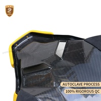 Siège baquet de simulation de course universel en fibre de carbone sèche pour Lamborghini Aventador SVJ, sièges sport de course et de simulation personnalisés