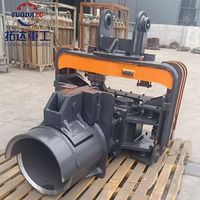 Marteau vibratoire hydraulique pour excavatrice, roulement à billes, engrenage, moment de charge élevé, matériau Q345 pour l'installation de palplanches, extraction